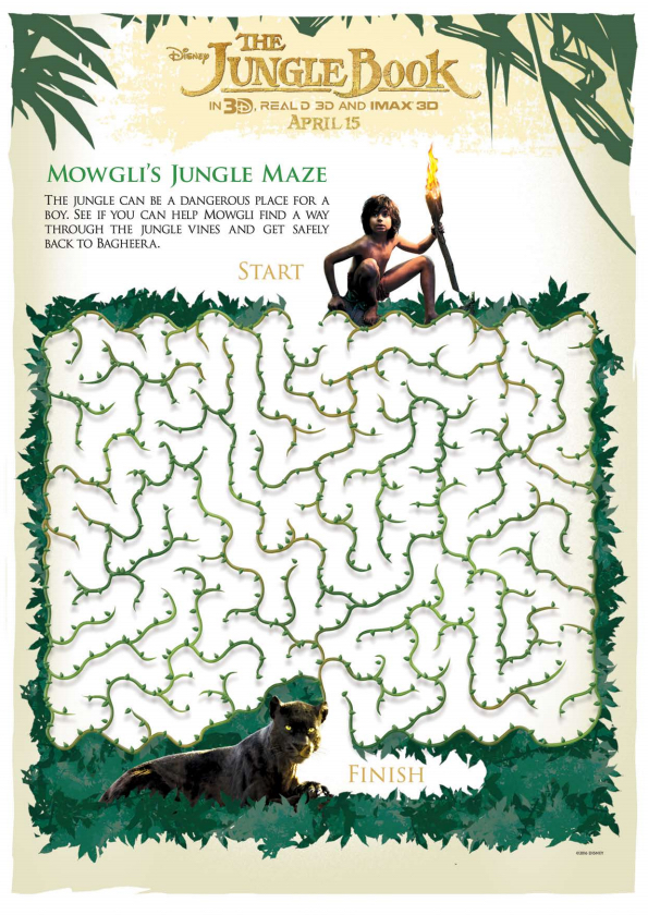 The Jungle Book maze