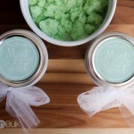 Mint sugar scrub