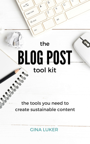 Blog Post Tool Kit by Gina Luke - Buy Now