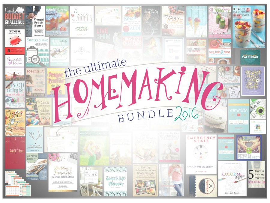 The Ultimate Homemaking Bundle 2016