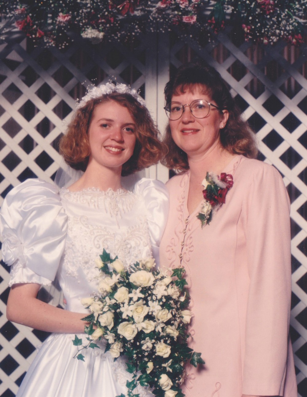 Laura and Mom at wedding