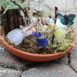 DIY miniature fairy garden