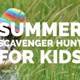 Summer scavenger hunt for kids - a free printable activity page that will help kids get active outside and off their devices!