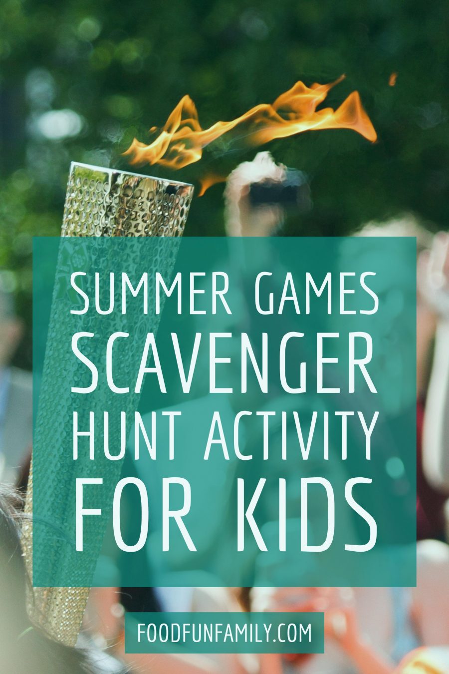 Summer Games Scavenger Hunt activity for kids