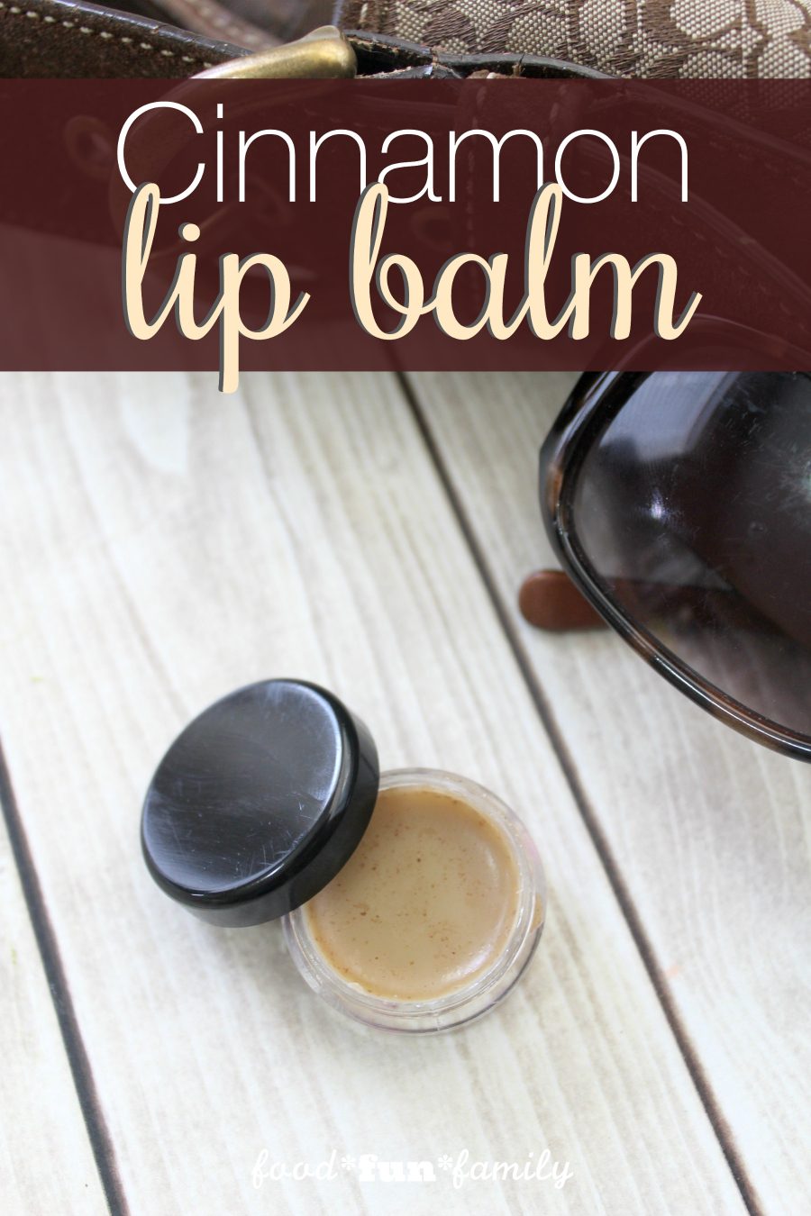 DIY cinnamon lip balm recipe