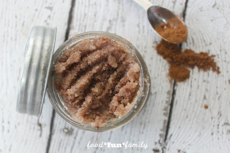 Homemade DIY lip-plumping cinnamon lip scrub