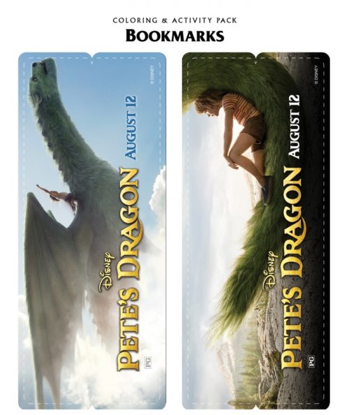 Pete's Dragon bookmarks