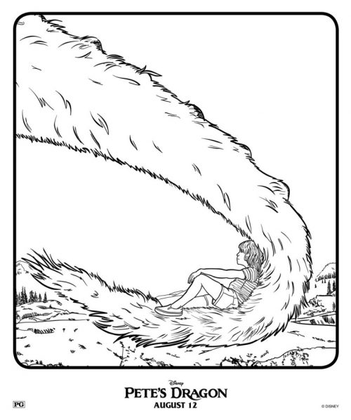 Pete's Dragon coloring pages