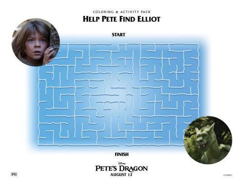 Pete's Dragon maze