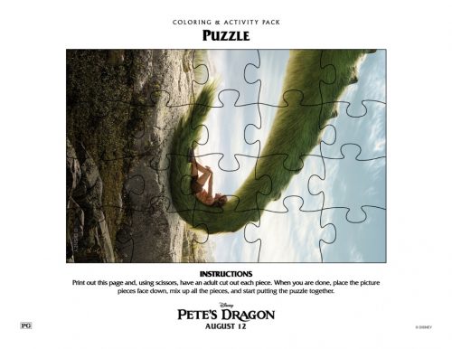 Pete's Dragon puzzle