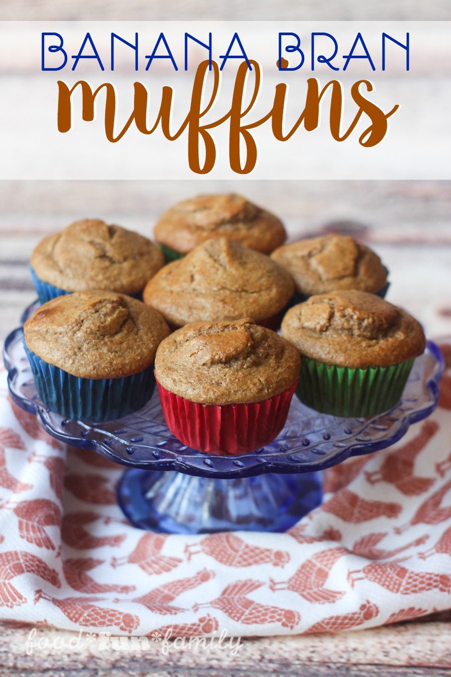 Banana Bran Muffins - the perfect after-school fuel for study time