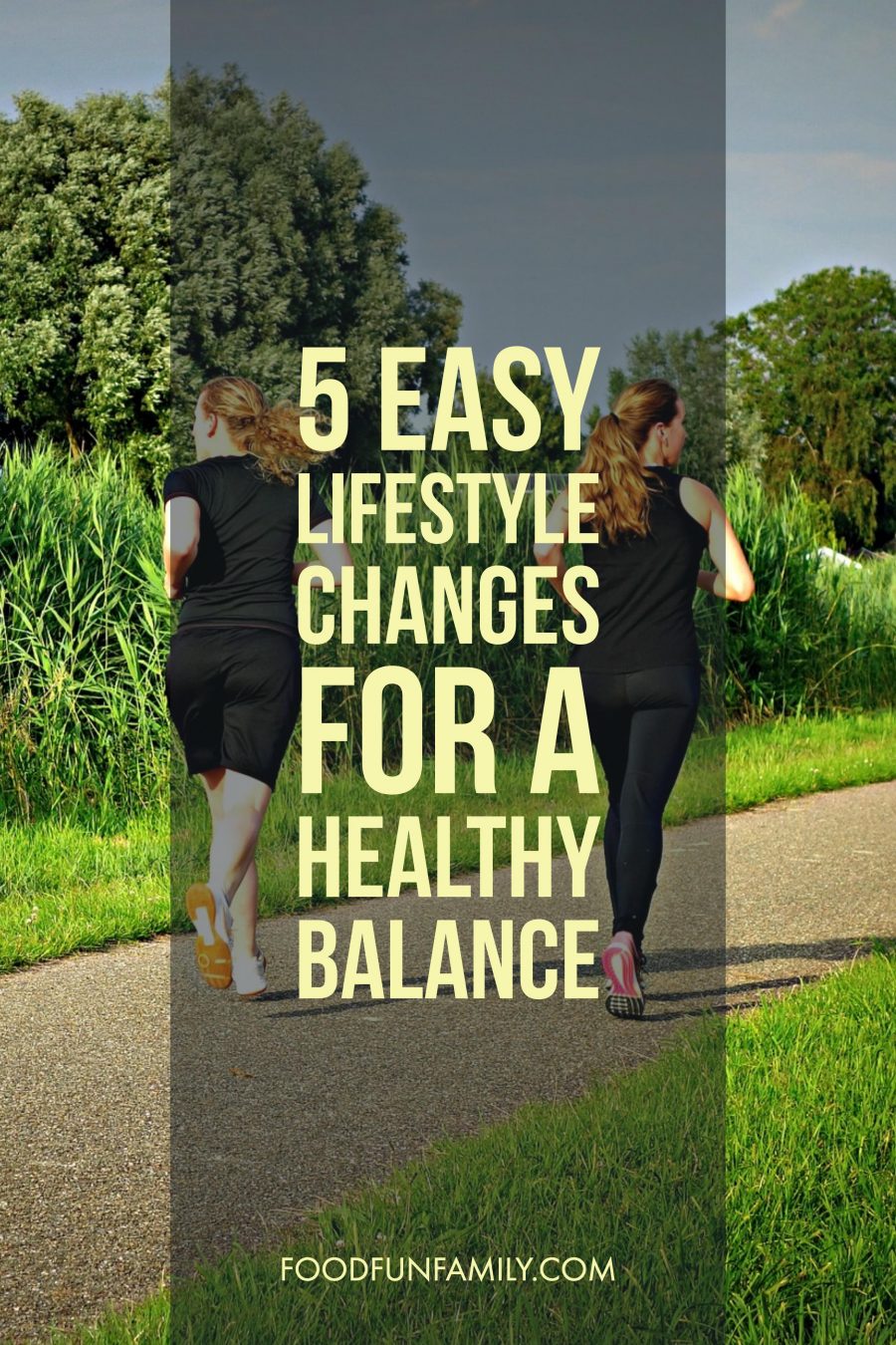 Five Easy Lifestyle Changes for a Healthy Balance - forget New Year's Resolutions and goals you'll never keep. These tips are easy to follow and make a huge difference in the way you feel.