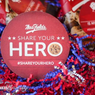 Mrs. Fields Cookies invites you to Share Your Hero #ShareYourHero