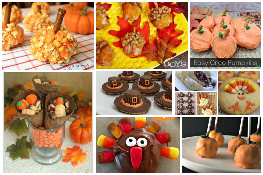 Fun last minute Thanksgiving treats that are kid-friendly! A host favorites collection of recipes from Delicious Dishes Recipes party