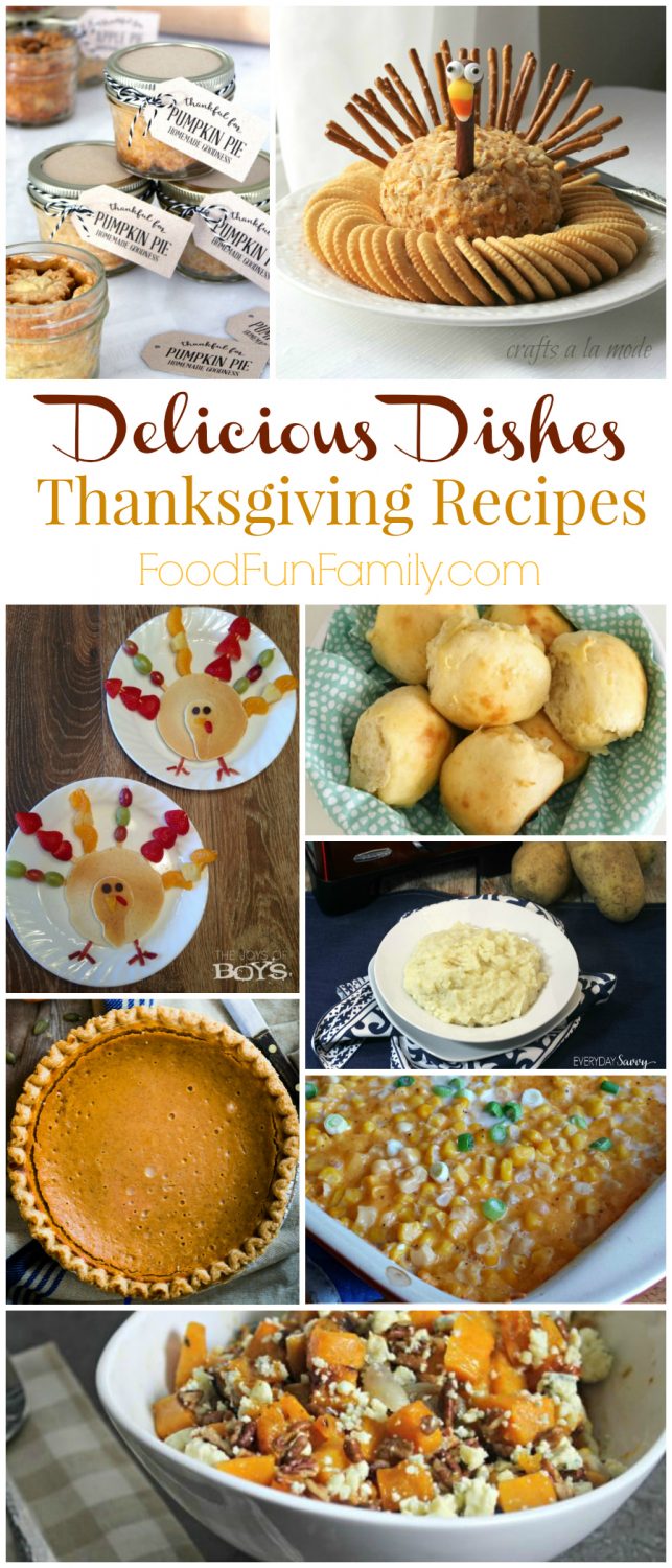 Delicious Thanksgiving Recipes - Delicious Dishes Recipes Party #44, full of hundreds of amazing recipes that are perfect for the fall and winter!