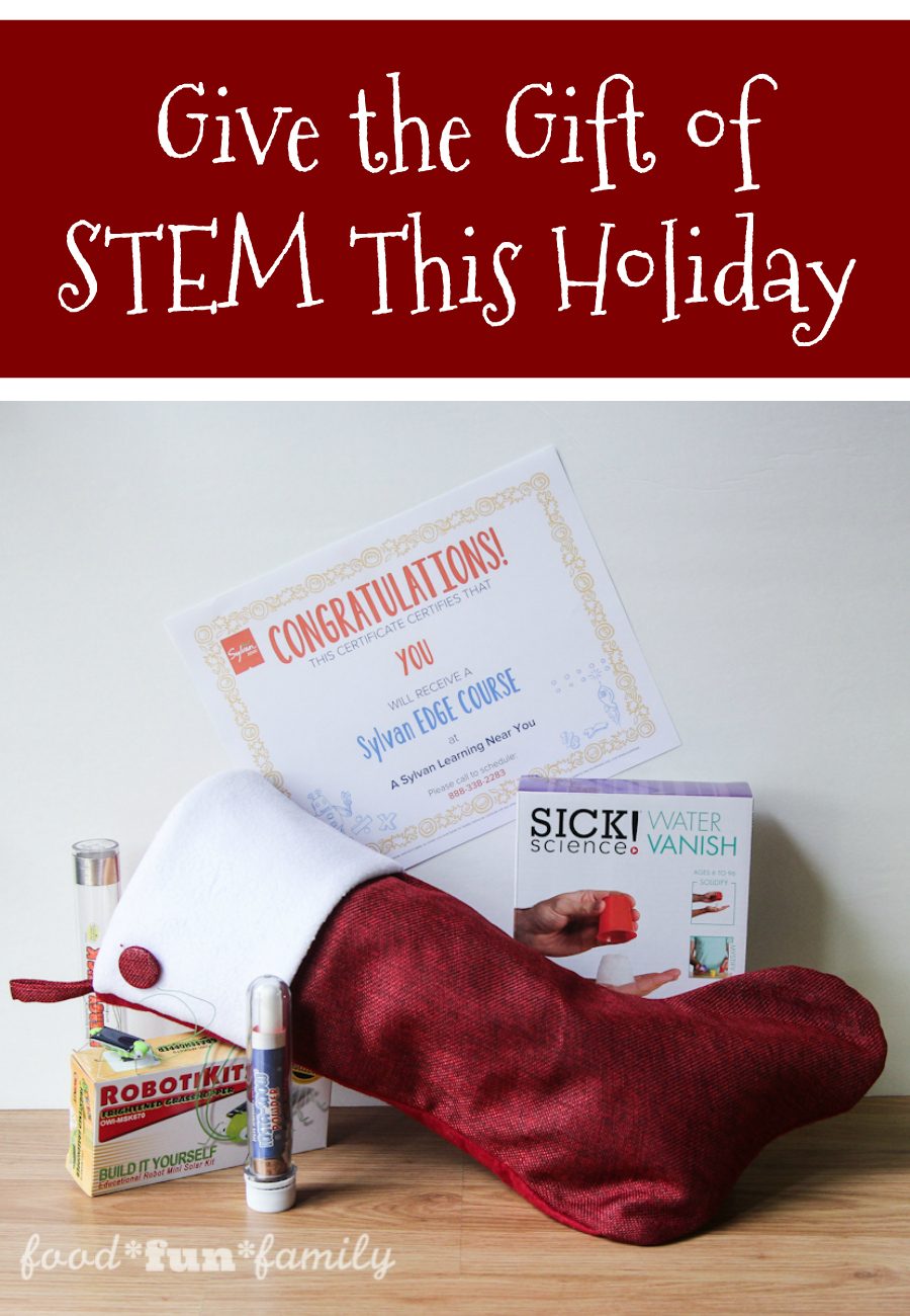 Give the Gift of STEM This Holiday - stocking stuffer ideas for kids who love science, technology, engineering and math!