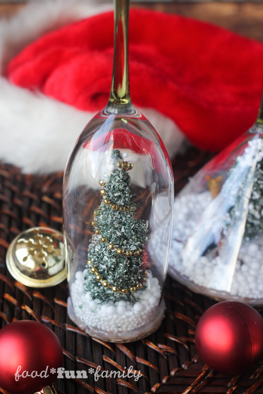 Simple Christmas Cloche Candle Holder craft from Food Fun Family