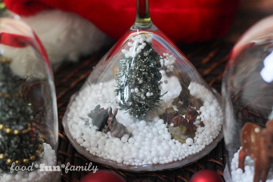 Simple Christmas Cloche Candle Holder craft from Food Fun Family