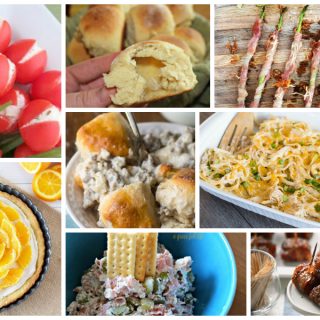 Delicious Dishes Easter and Spring recipes from Food Fun Family. This collection of recipes is perfect for all of your spring time celebrating or family dinners!