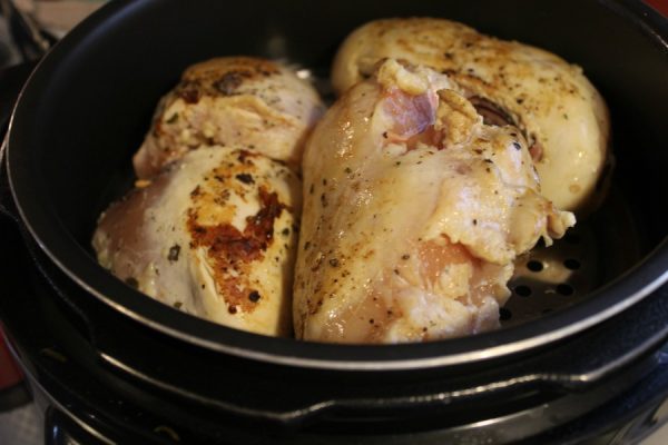 Stuffed chicken breast in pressure cooker sale