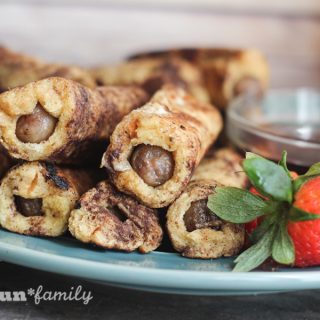 French Toast Wrapped Sausage Dippers