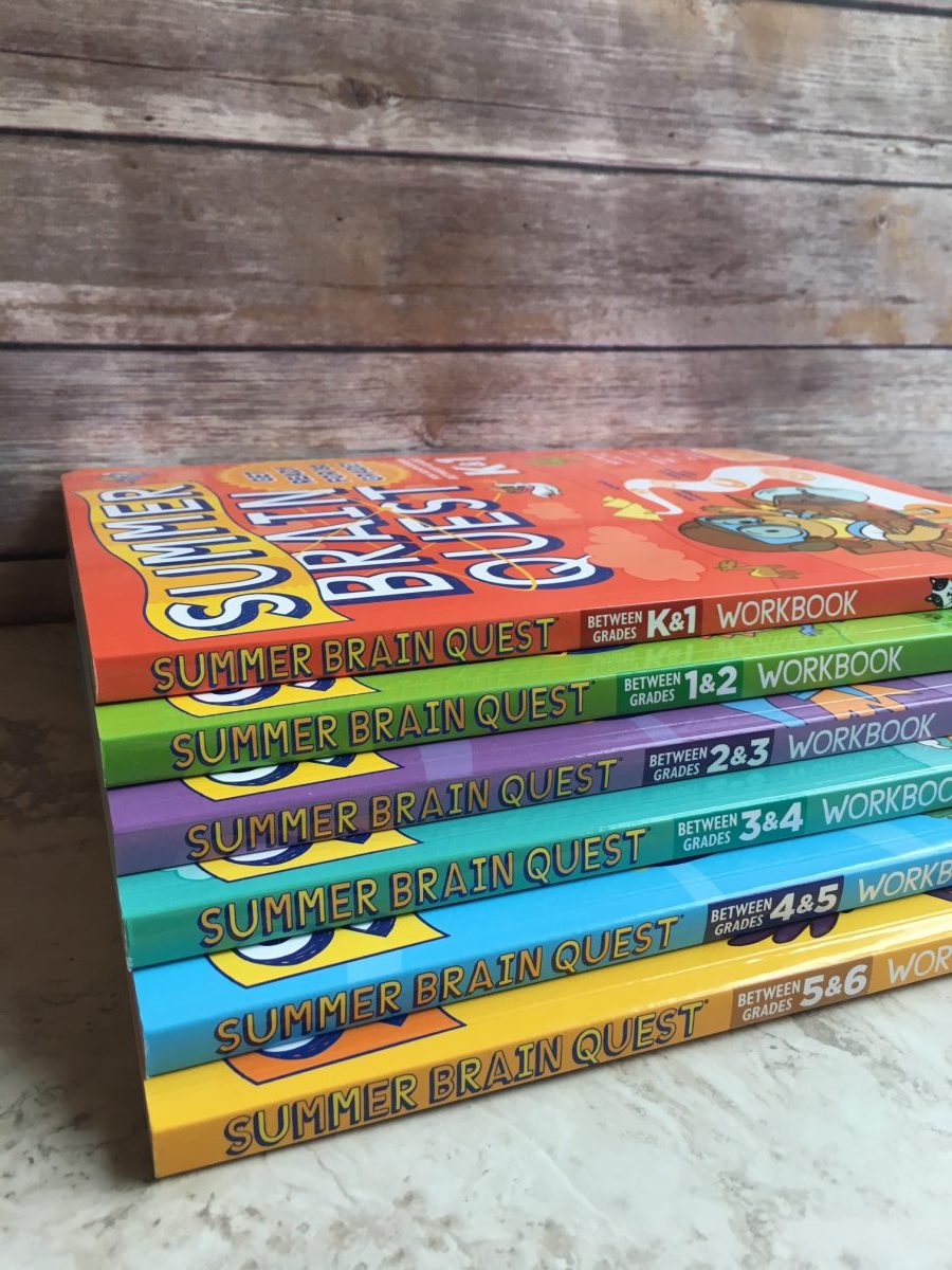 Summer Brain Quest workbooks summer prize pack giveaway from Workman Publishing and Food Fun Family