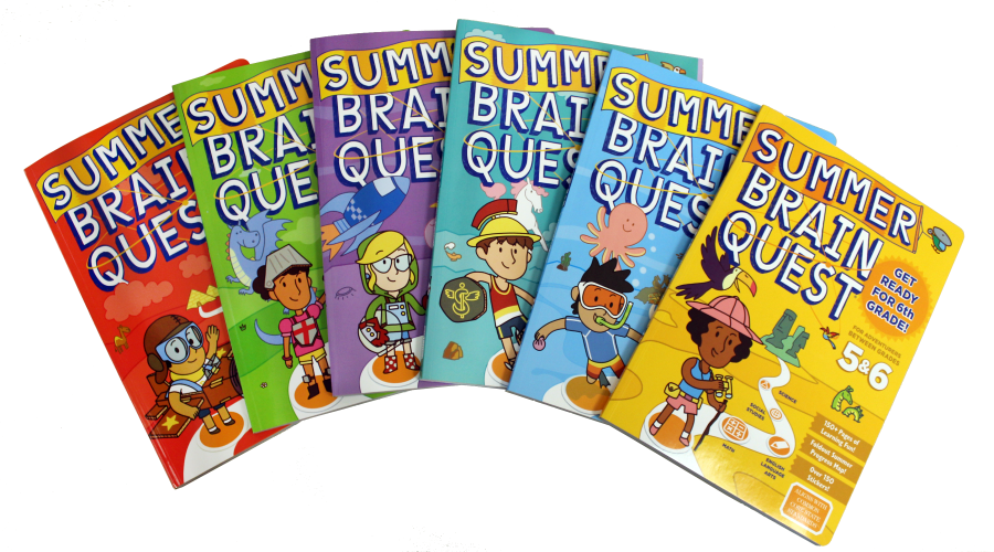 Summer Brain Quest workbooks summer prize pack giveaway from Workman Publishing and Food Fun Family