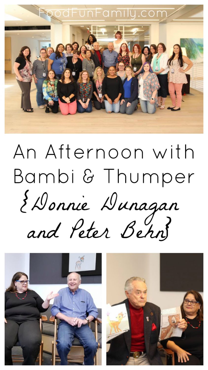 An Afternoon with Bambi and Thumper {Donnie Dunagan and Peter Behn}