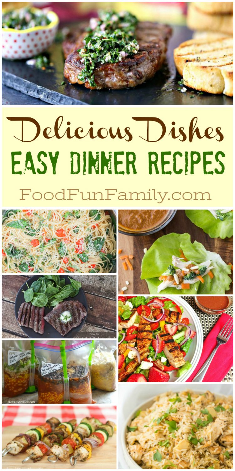 Easy dinner recipes; dishes you'll want to make over and over again because they're delicious AND quick! A Delicious Dishes Recipe Party collection of tasty main dish recipes!