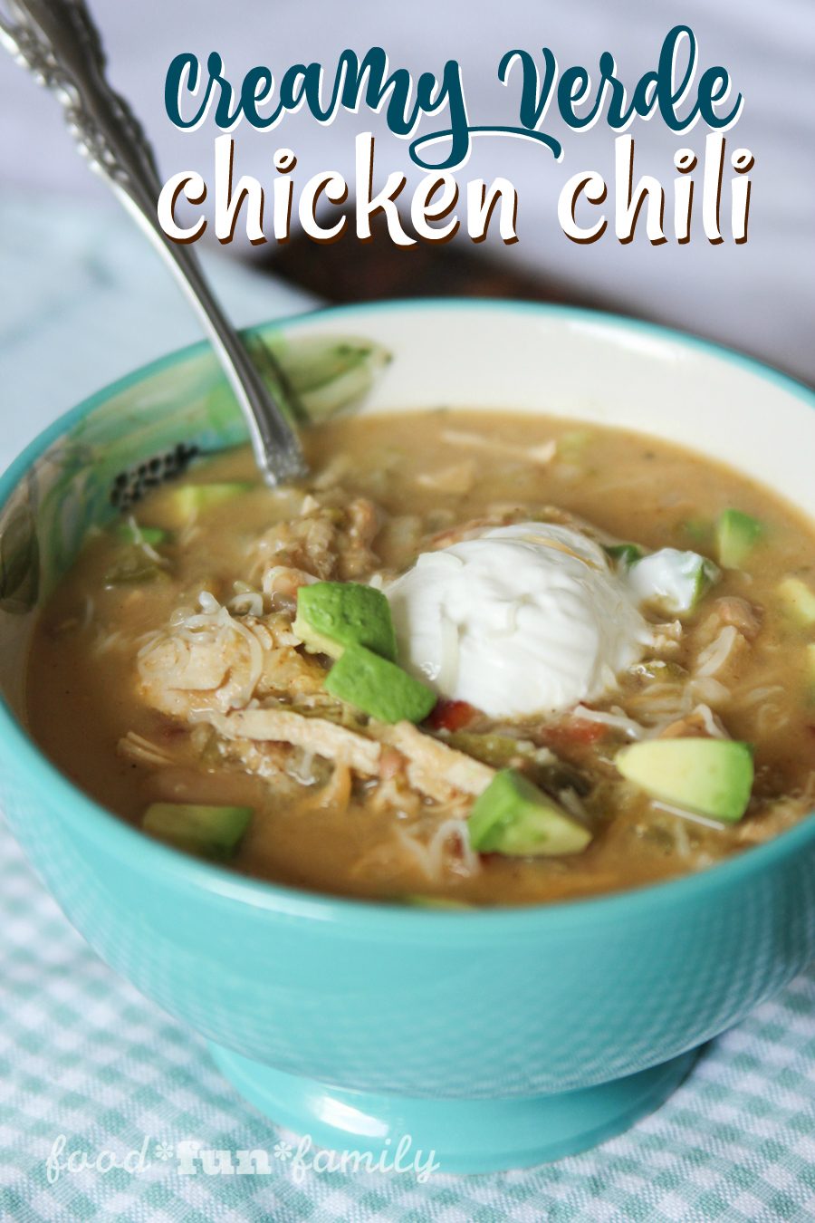 Creamy Verde Chicken Chili