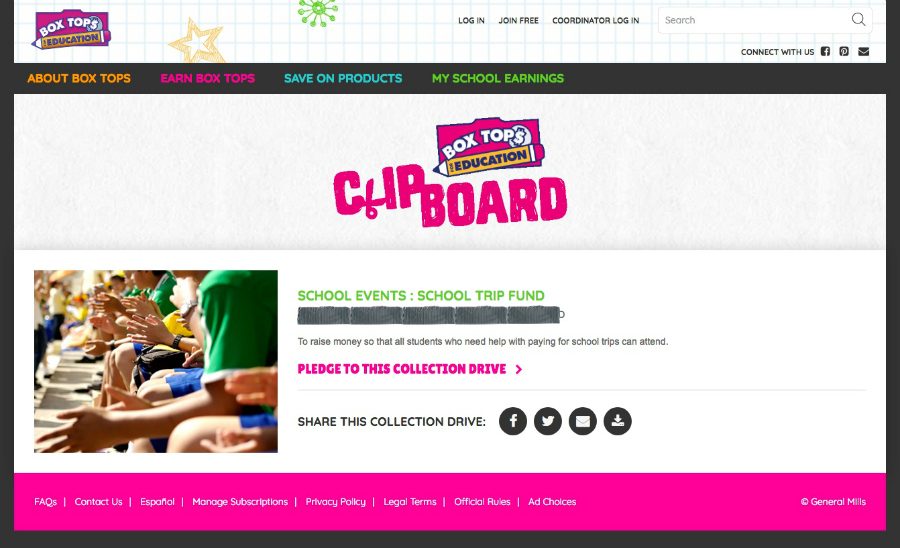 Box Tops for Education