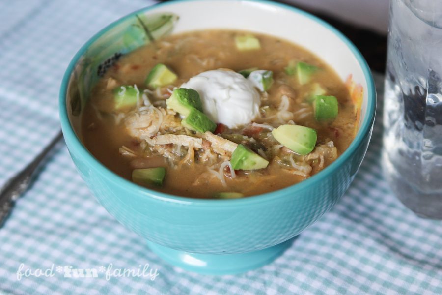 Creamy Verde Chicken Chili