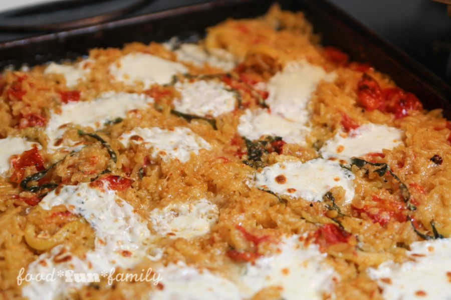 Orzo With Pan-Roasted Tomatoes, Lemon and Mozzarella