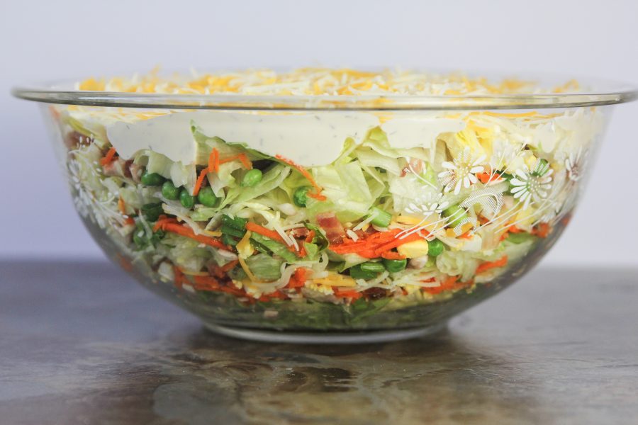 Seven-layer salad