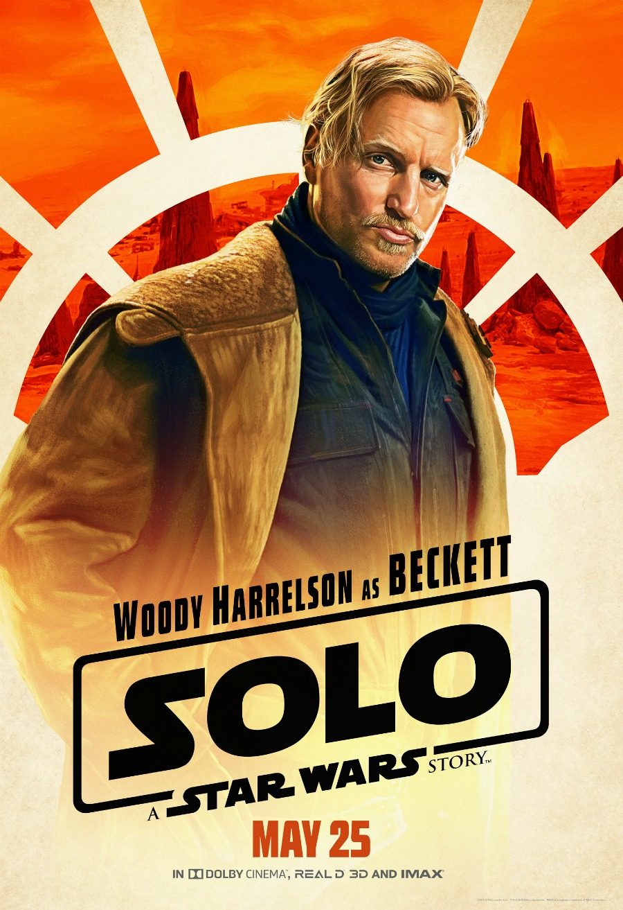 Woody Harrelson is Beckett in SOLO: A Star Wars Story #HanSoloEvent