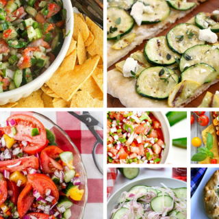 Summer Veggie Recipes - a Delicious Dishes Recipe Party Collection from Food Fun Family