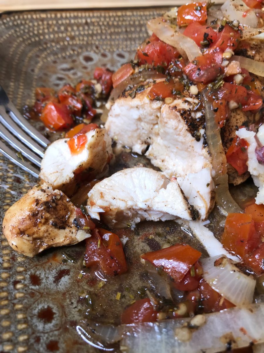 Braised Balsamic Chicken recipe from Food Fun Family