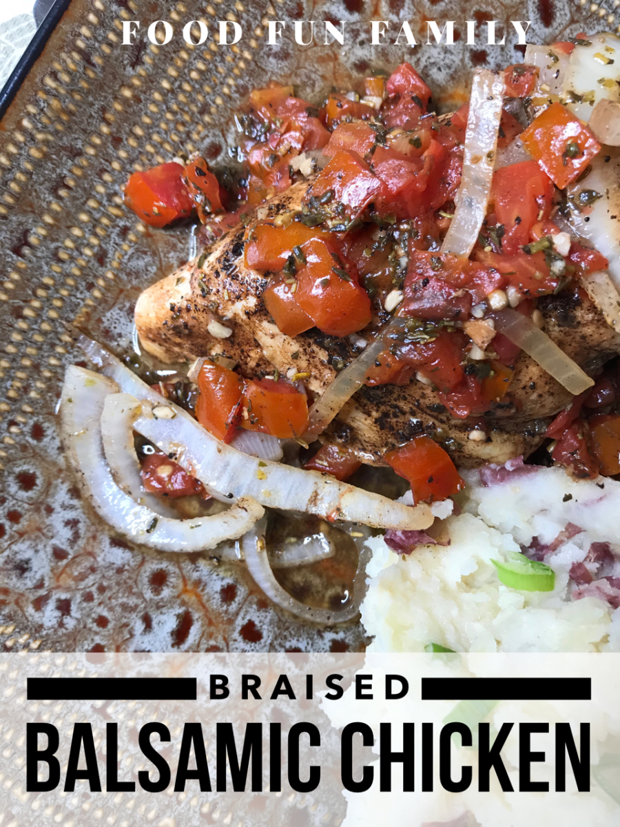 Braised Balsamic Chicken recipe from Food Fun Family