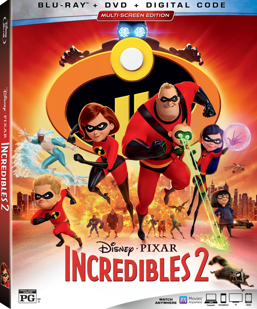 Incredibles 2 on Blu-ray DVD