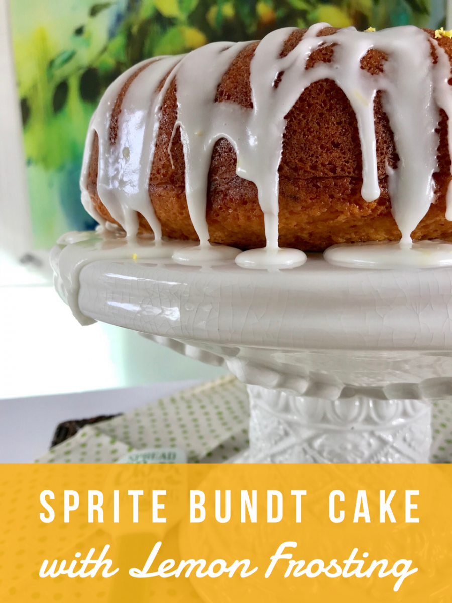 Sprite Bundt Cake with Lemon Frosting